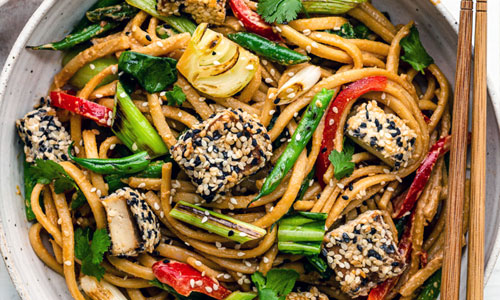 Sesame Noodles Plate